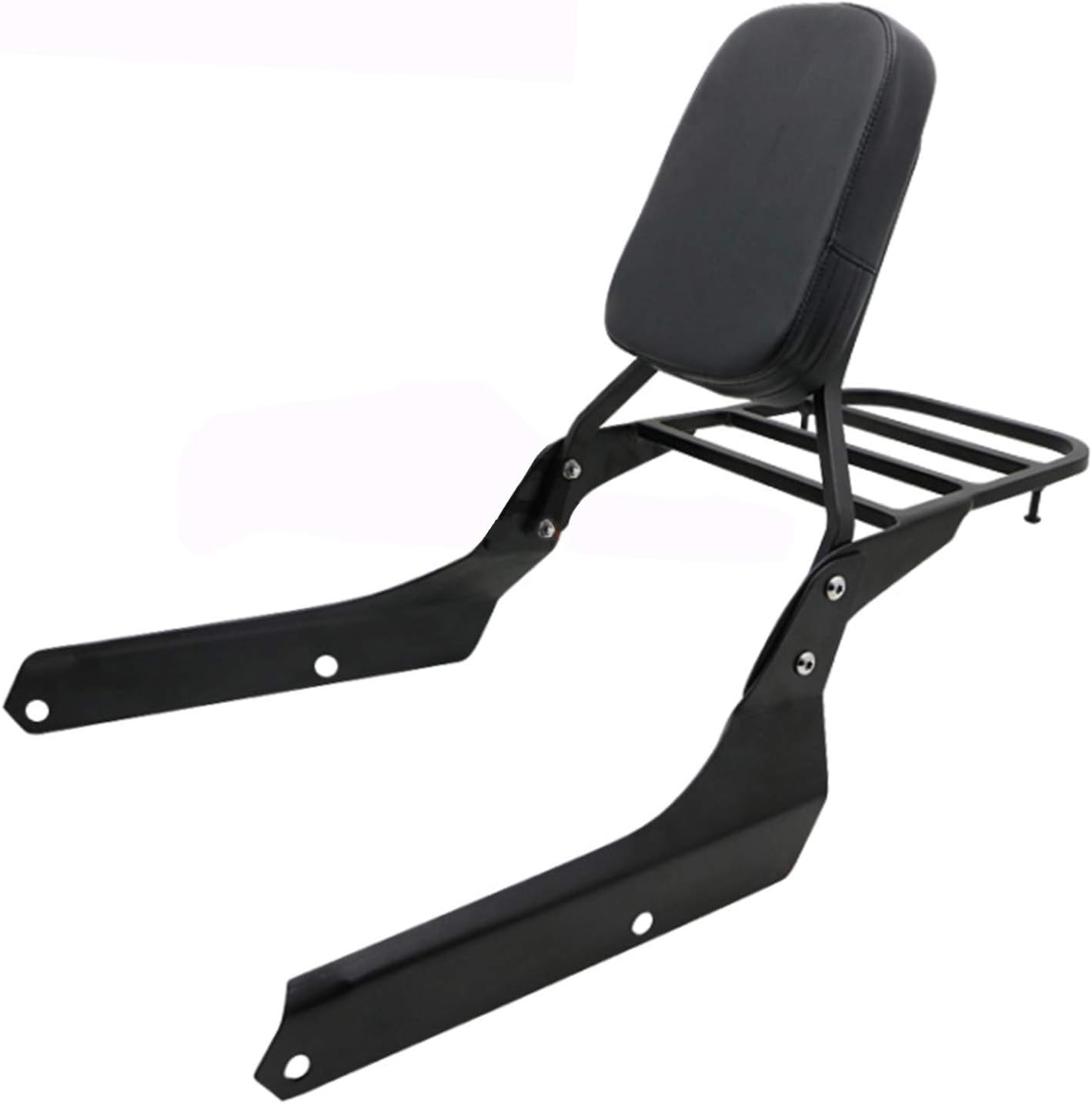 Nuevo respaldo Sissy Bar portaequipajes compatible conrepuesto para Honda VT750 Shadow Spirit 2007-2014 Honda VT750C2B Shadow Phantom 2010-2017