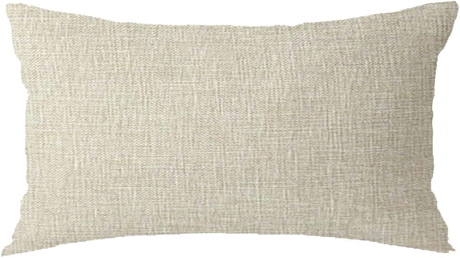 Juego de 4 fundas de almohada lumbares de lino y algodón con copos de nieve con texto en inglés “Merry Christmas”, para cama, sofá, oficina,