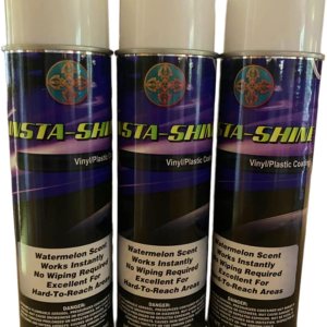 Vehículo interior – Auto – Restaurador de plástico, goma y molduras de alto brillo, aroma a sandía, resistente al agua, brillo instantáneo (paquete Vehículo interior – Auto – Restaurador de plástico, goma y molduras de alto brillo, aroma a sandía, resistente al agua, brillo instantáneo (paquete