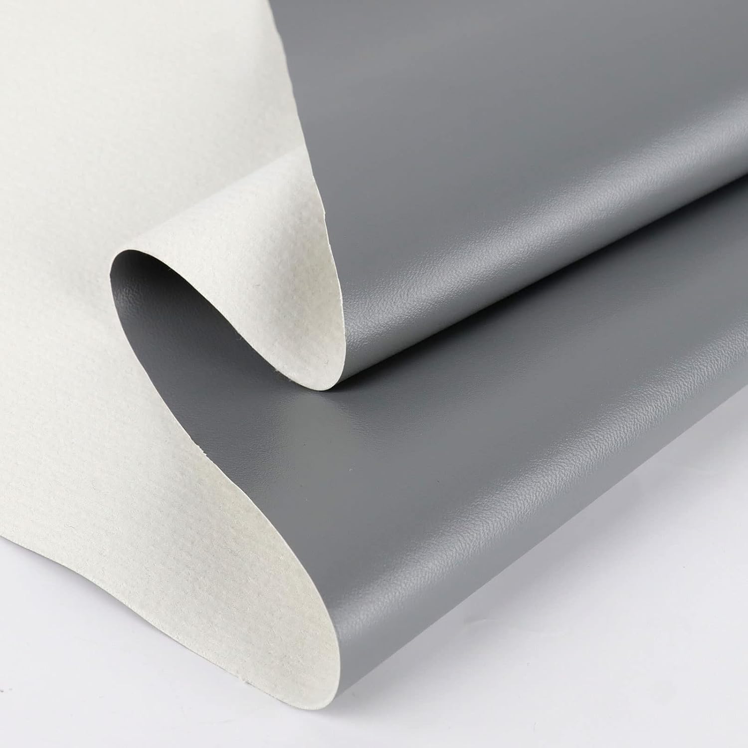 Tela de cuero sintético de vinilo de 0.031 in de grosor, material impermeable de vinilo marino suave, hojas de cuero de tapicería suave, reparación