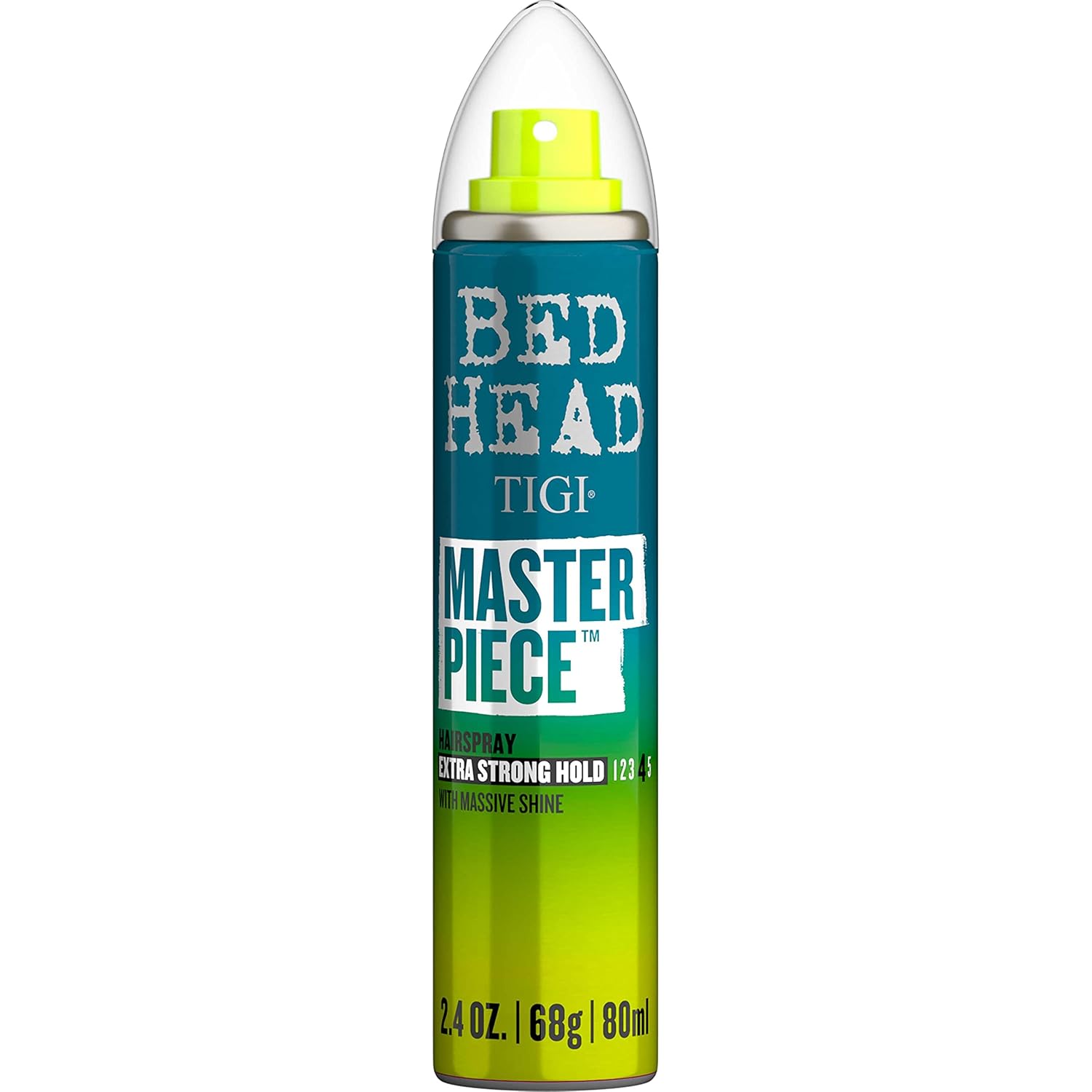 TIGI Bed Head Masterpiece – Laca brillante para el cabello de sujeción fuerte, tamaño de viaje, 2.4 onzas