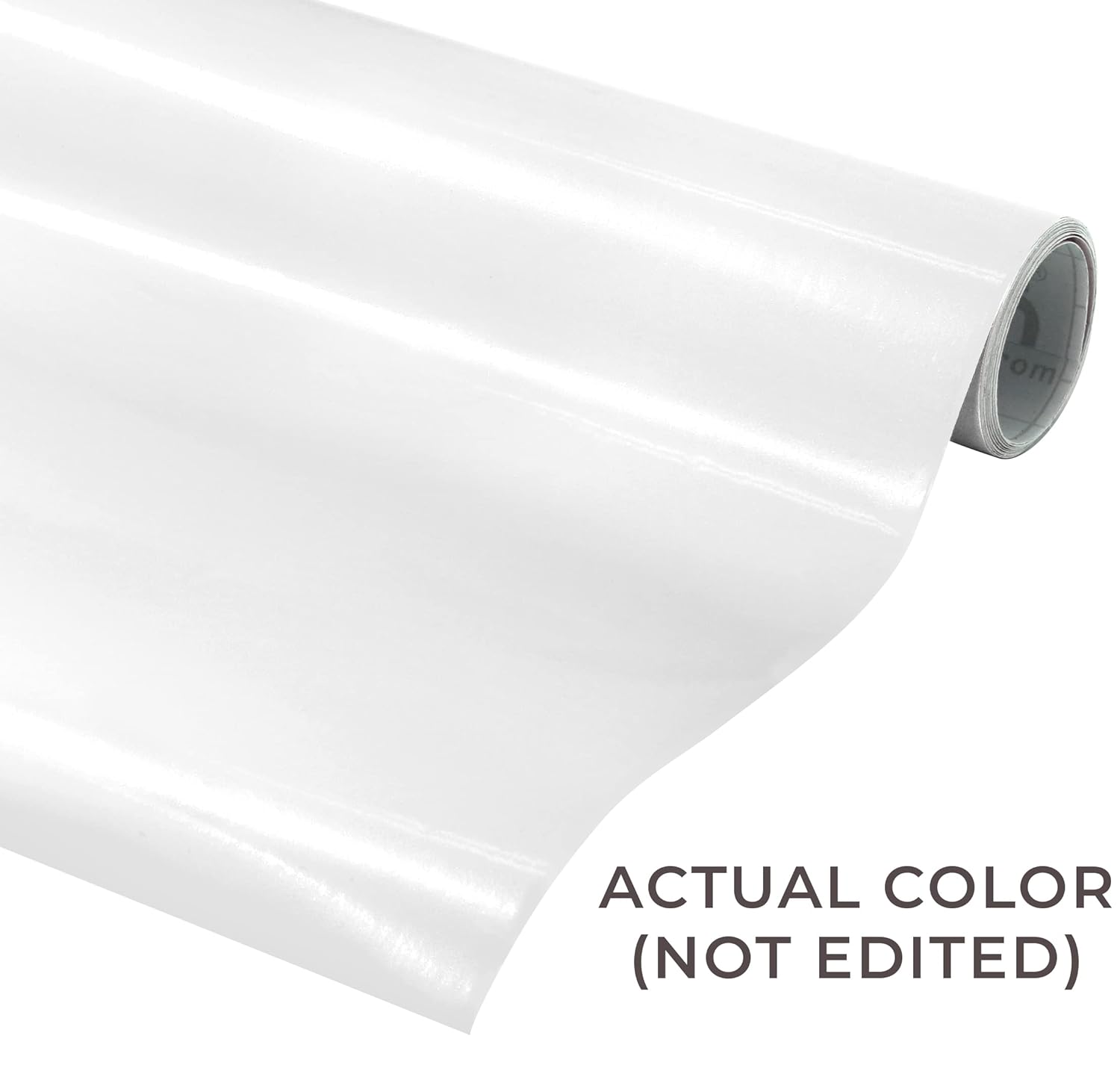 VViViD White Gloss DECO65 – Vinilo adhesivo permanente para Cricut, Silhouette y Cameo (rollo a granel de 50 pies x 11.8 pulgadas)