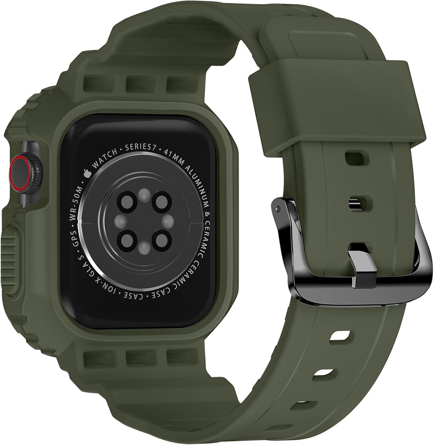 XYF Compatible con correas cristalinas para Apple Watch de 1.772 pulgadas, 1.732 pulgadas, 1.654 pulgadas, 1.614 pulgadas, 1.575 pulgadas, 1.575
