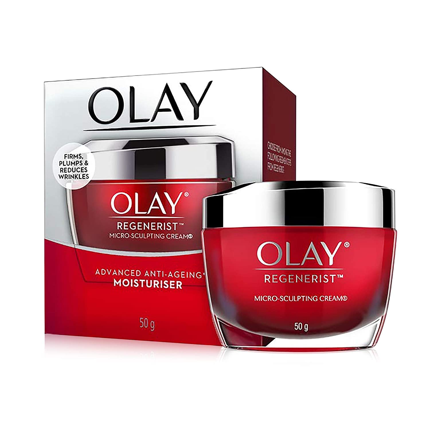 Regenerist – Crema de día Micosculpting  Piel hidratada, regordeta y hinchable  Con ácido hialurónico, niacinamida y péptidos  Piel normal, grasa,