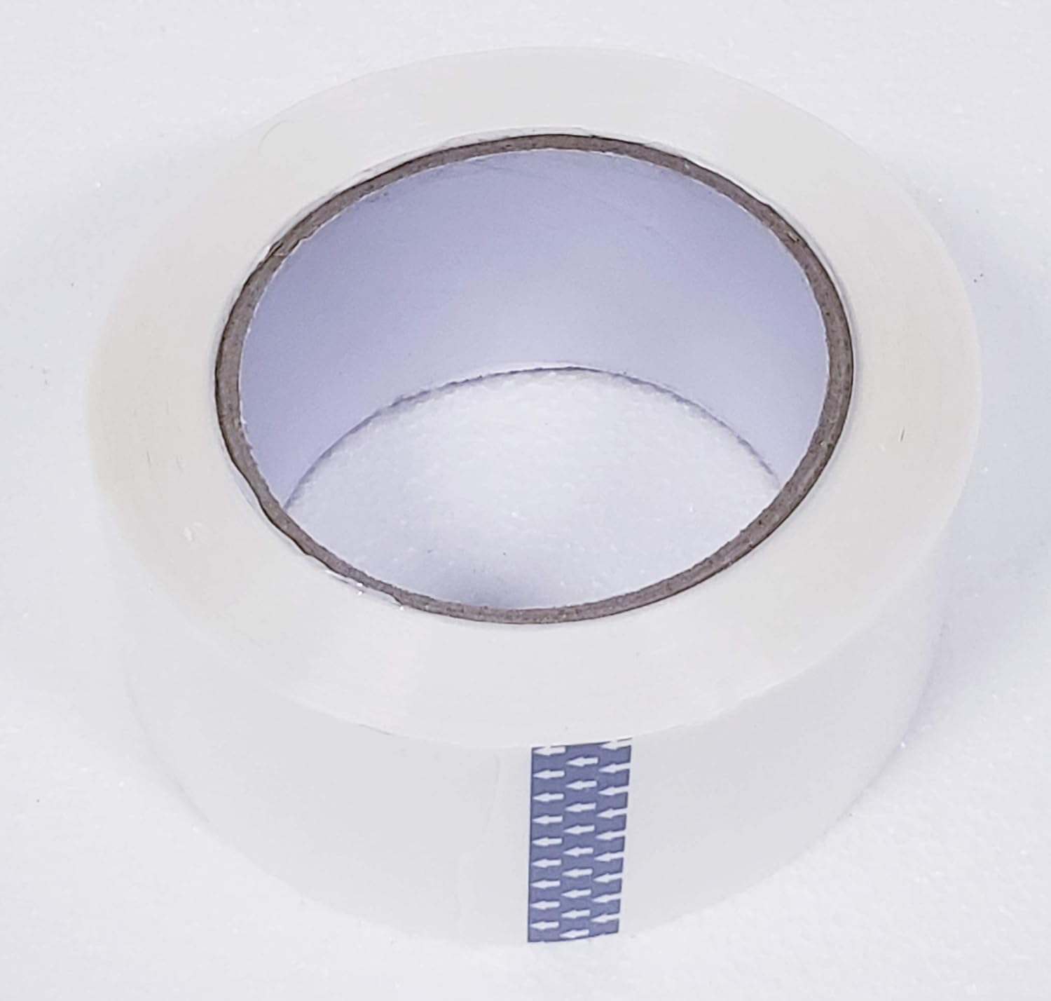 Cinta de embalaje de cinta de sellado de cartón blanco, cinta móvil de 2 x 110 yardas, 2.0 mil de grosor, resistente (1 rollo)