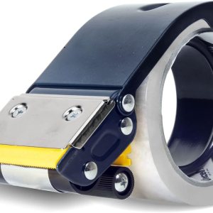 Excell Dispensador de cinta de embalaje de metal antirretorno (2 pulgadas de ancho) para embalaje, transporte, mudanza y sellado de cajas (pistola Excell Dispensador de cinta de embalaje de metal antirretorno (2 pulgadas de ancho) para embalaje, transporte, mudanza y sellado de cajas (pistola