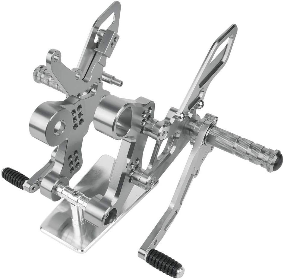 Juego de soportes de reposapiés ajustables CNC para motocicleta, para reposapiés de pasajero, para Y.a.maha MT FZ 09 MT-09 FZ-09 MT09 FZ09