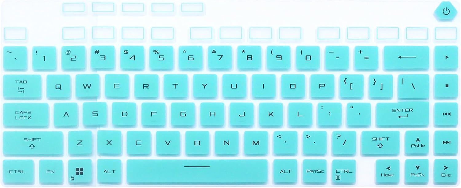 Funda de silicona para teclado compatible con ASUS ROG Strix G16 G614JI-AS94 G614JI-AS94 G614JU G614JV Gaming Laptop, ASUS ROG Strix Scar 16 G634