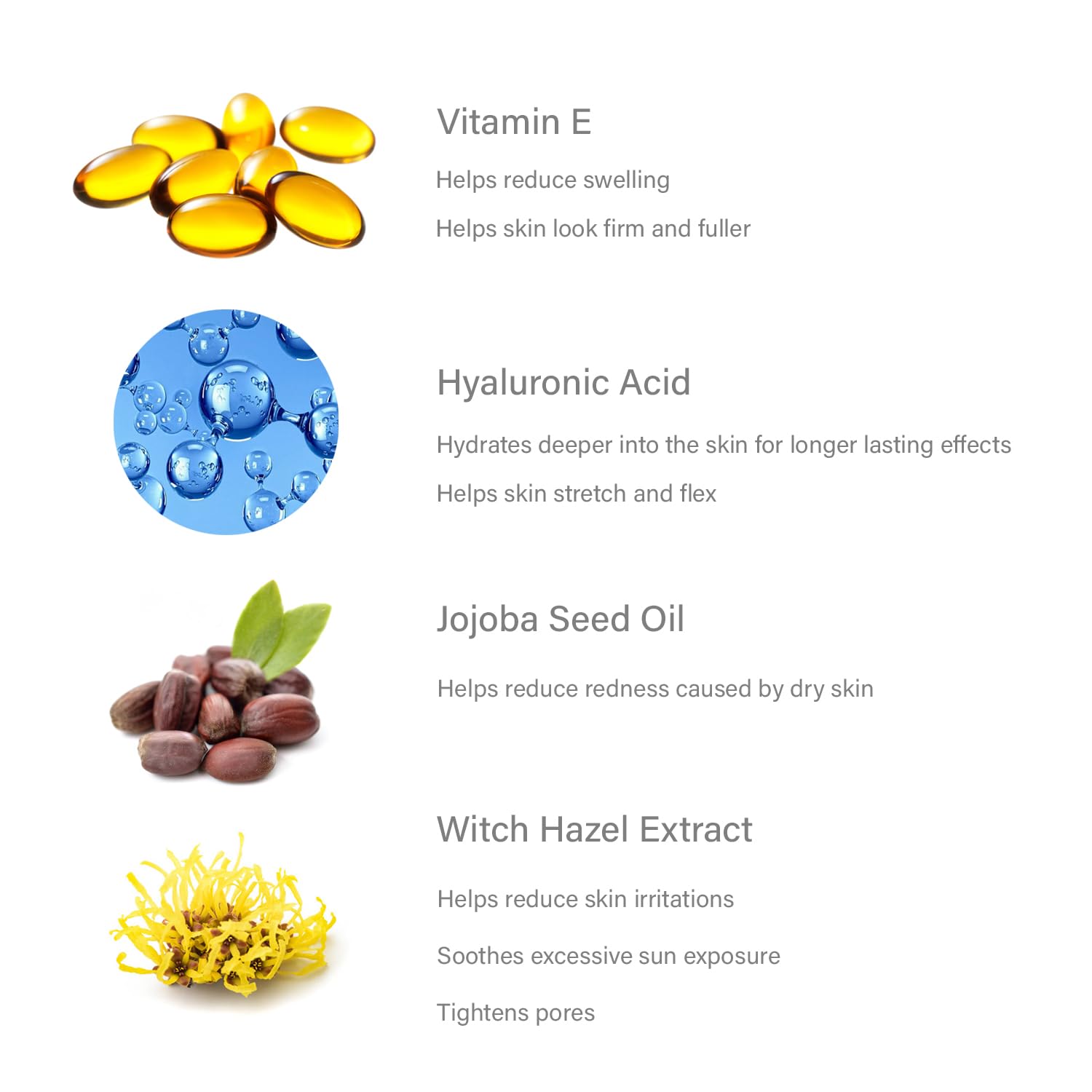 Suero de retinol para la cara, con vitamina E y ácido hialurónico, mejora el tono de la piel y antioxidantes antienvejecimiento