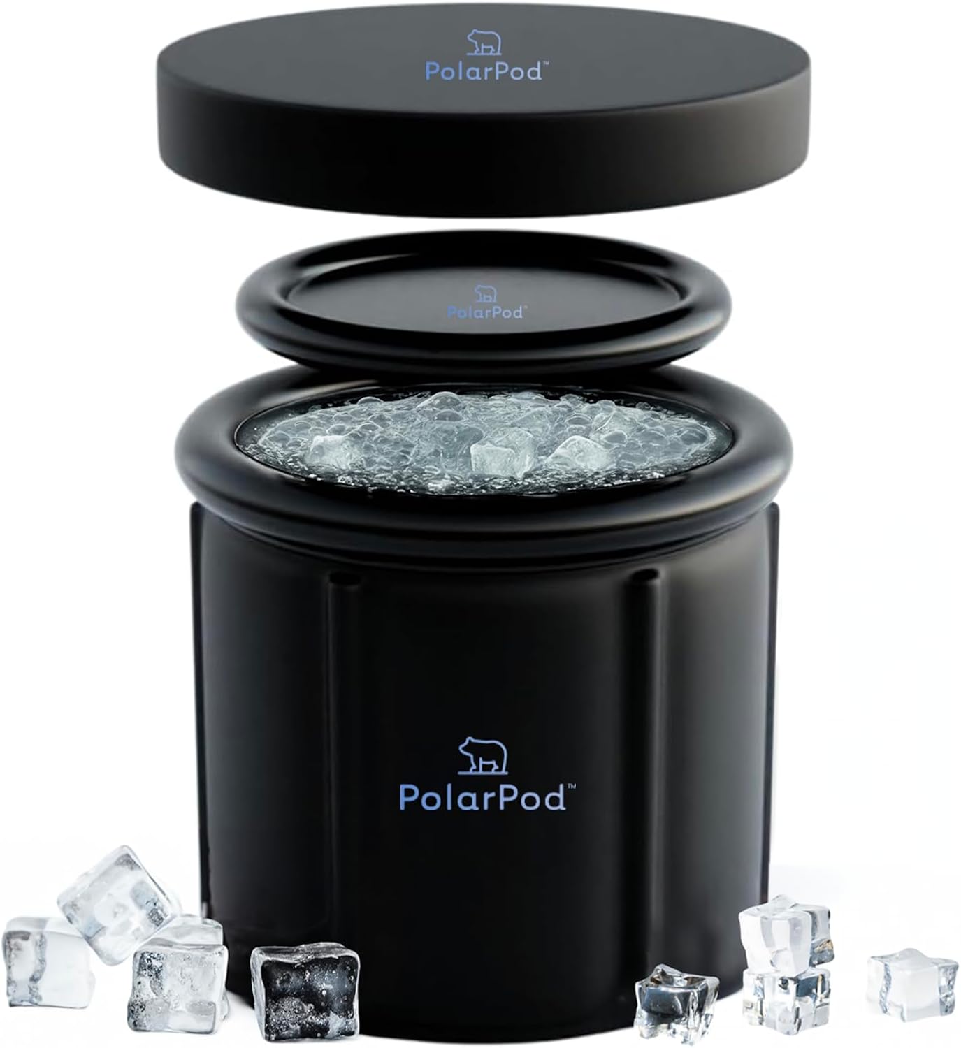 Polar Pod – Bañera de hielo portátil aislada para recuperación y terapia de agua fría, paredes con triple aislamiento para temperatura fría