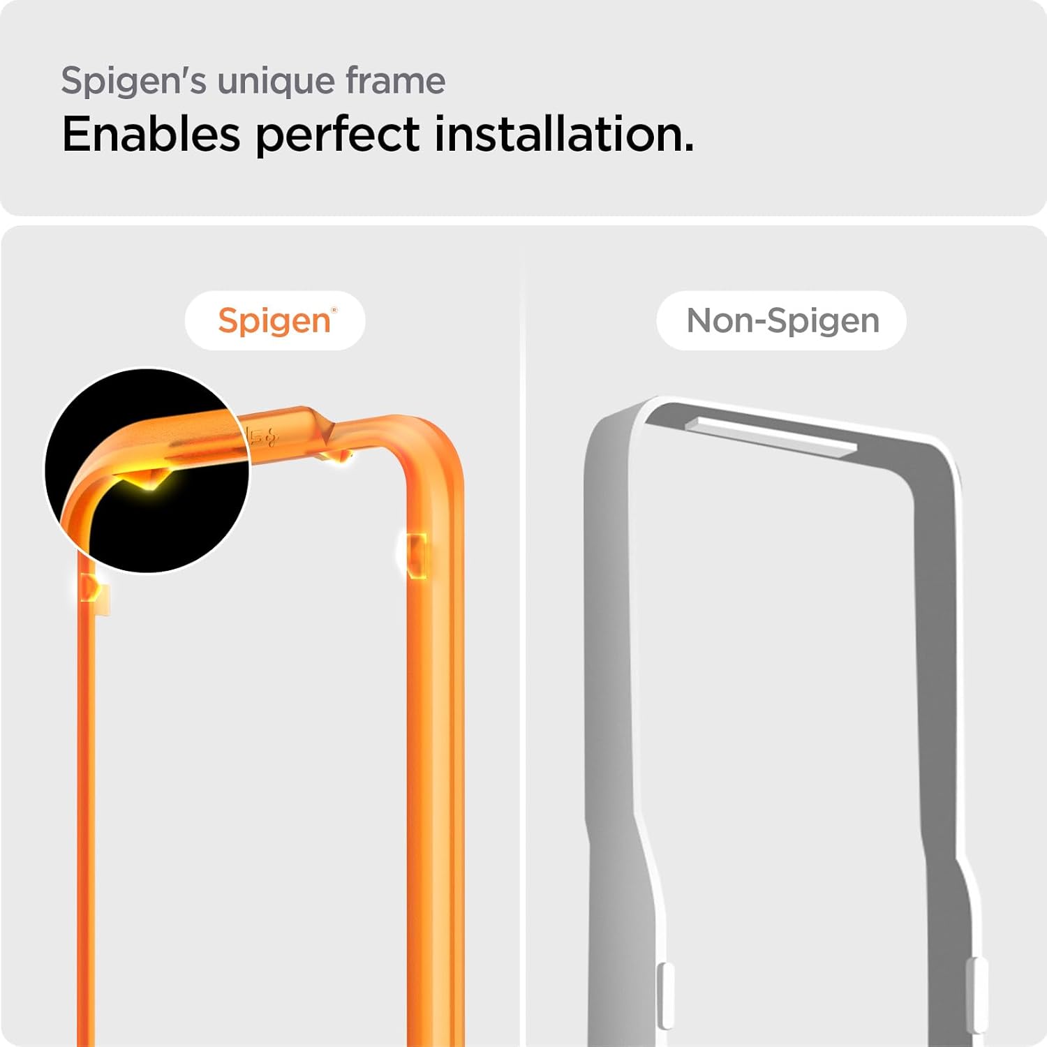 Spigen Protector de pantalla de vidrio templado GlasTR AlignMaster diseñado para iPhone 15, protección de borde a borde 2 unidades