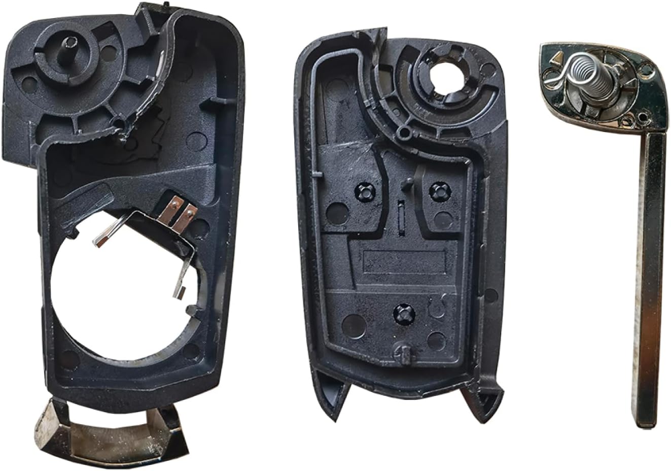 Fundas para llave de coche para Opel Vauxhall Corsa D Astra H Zafira B 2004-2013, carcasa de llave de coche con tapa para control remoto, 3 botones