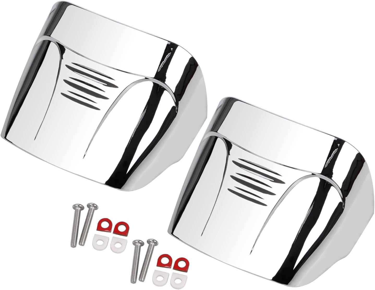 2 fundas para luz trasera de motocicleta sin ranuras, compatibles con Tri Glide Ultra Classic FLHTCUTG 2009-2022 y Street Glide Trike FLHXXX
