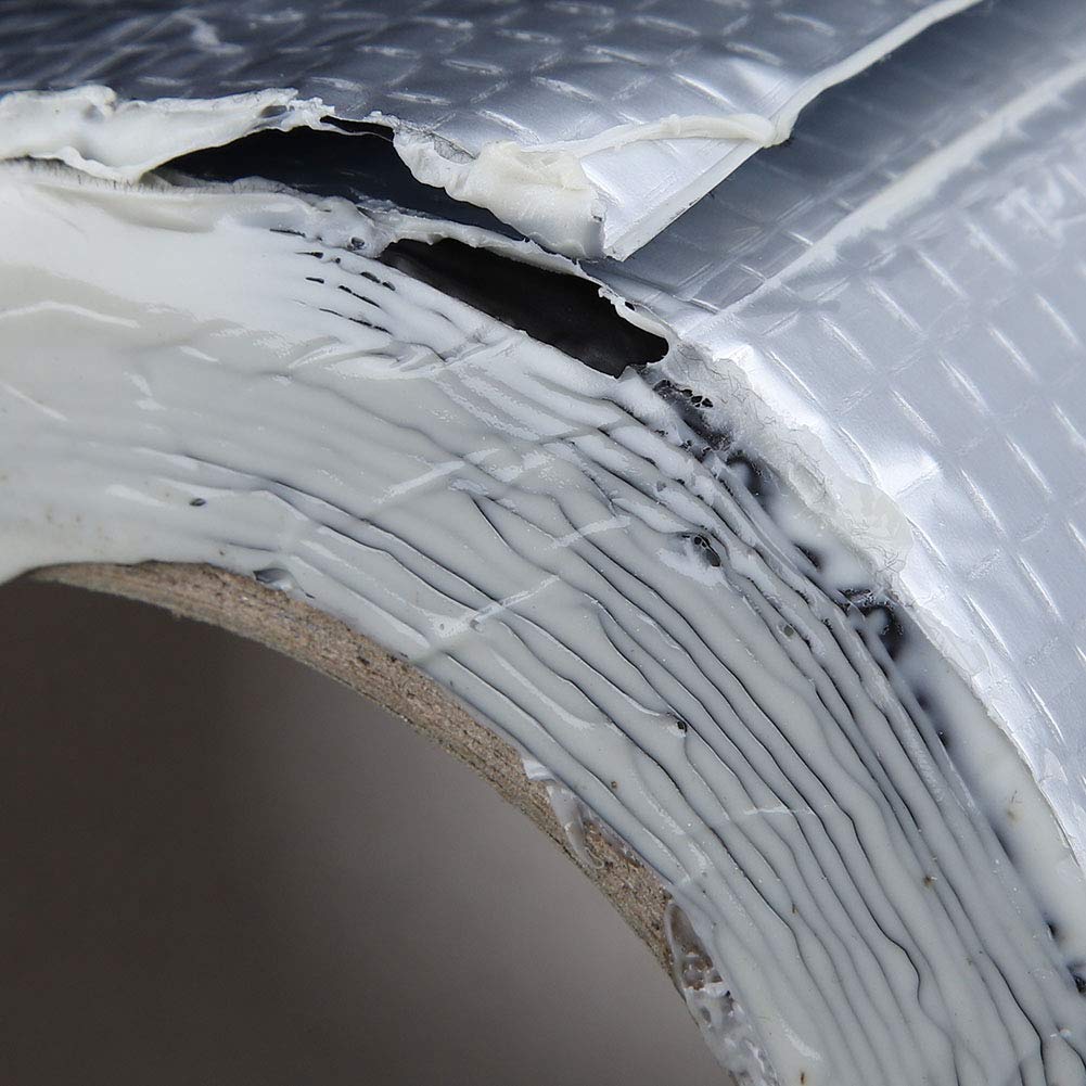 Cinta de reparación de techo, cinta de reparación de tubería impermeable multifuncional, cinta de sellado de cinta de calafateo de cocina, (0.047 in