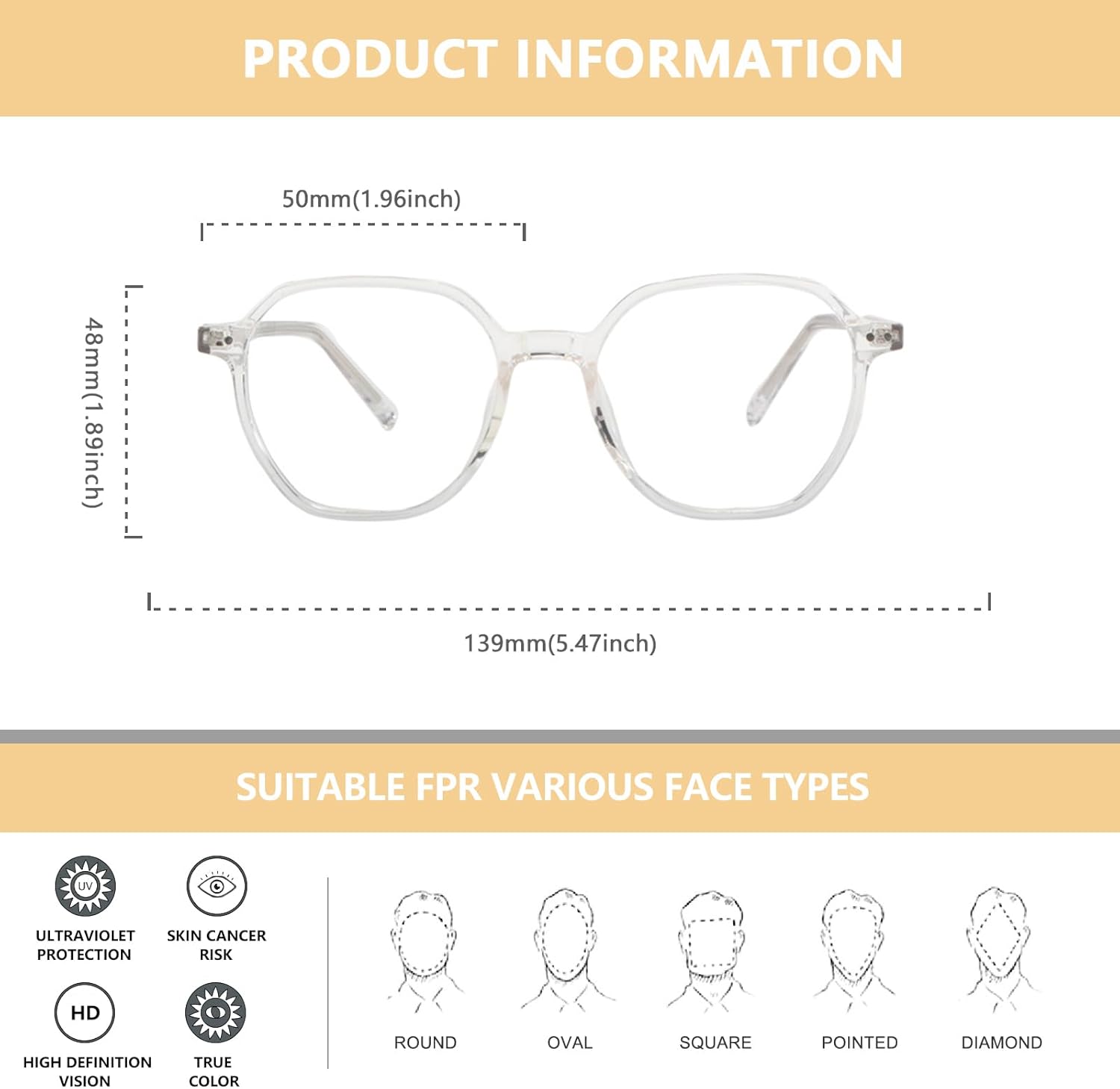 WMAO Lentes de bloqueo de luz azul para mujereshombres, computadora, luz azul, cuadrado, marco TR gafas de moda