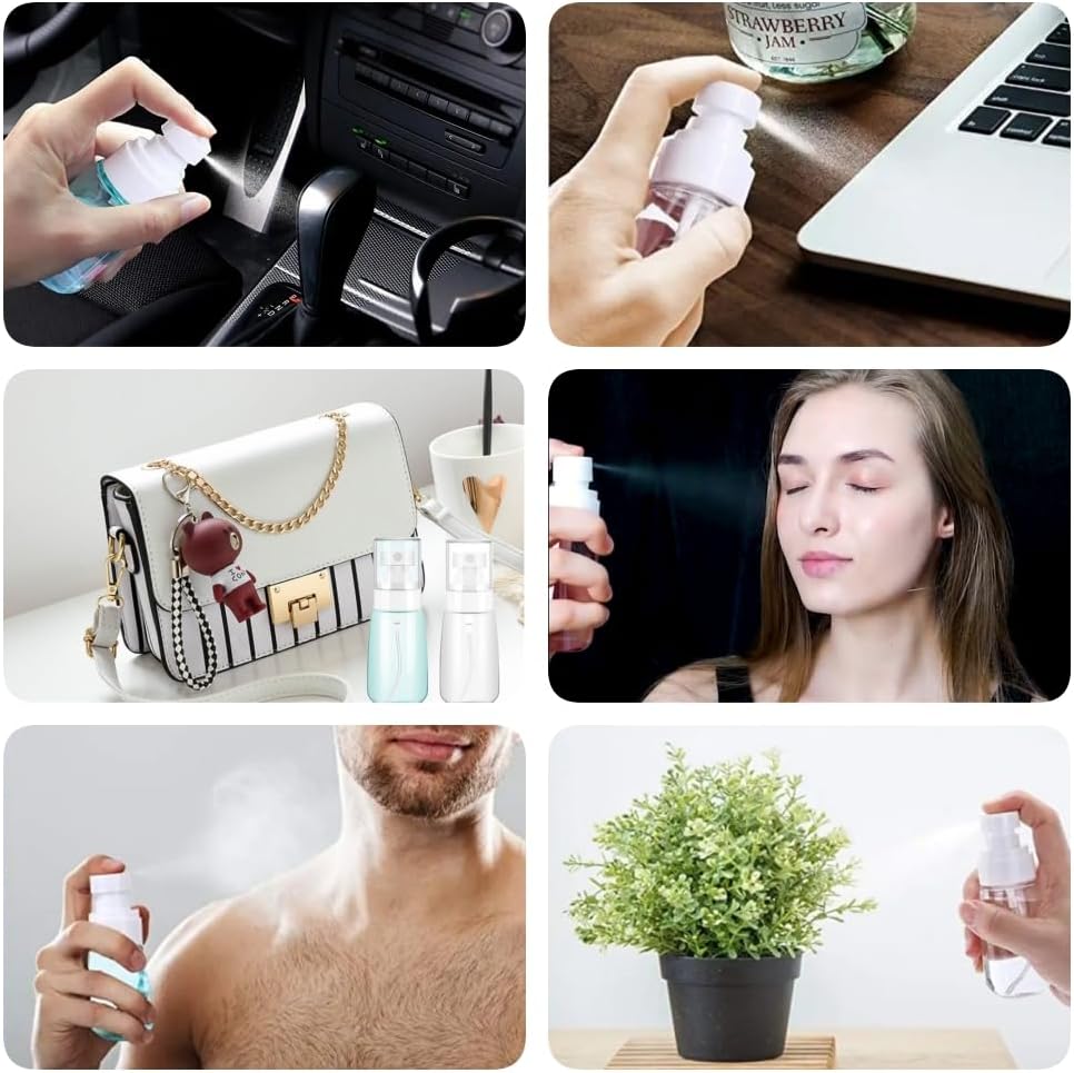 Botella de agua en aerosol para el cabello, rociadores de estilista de niebla fina, rociadores de estilista de niebla 360 unidades, rociador de
