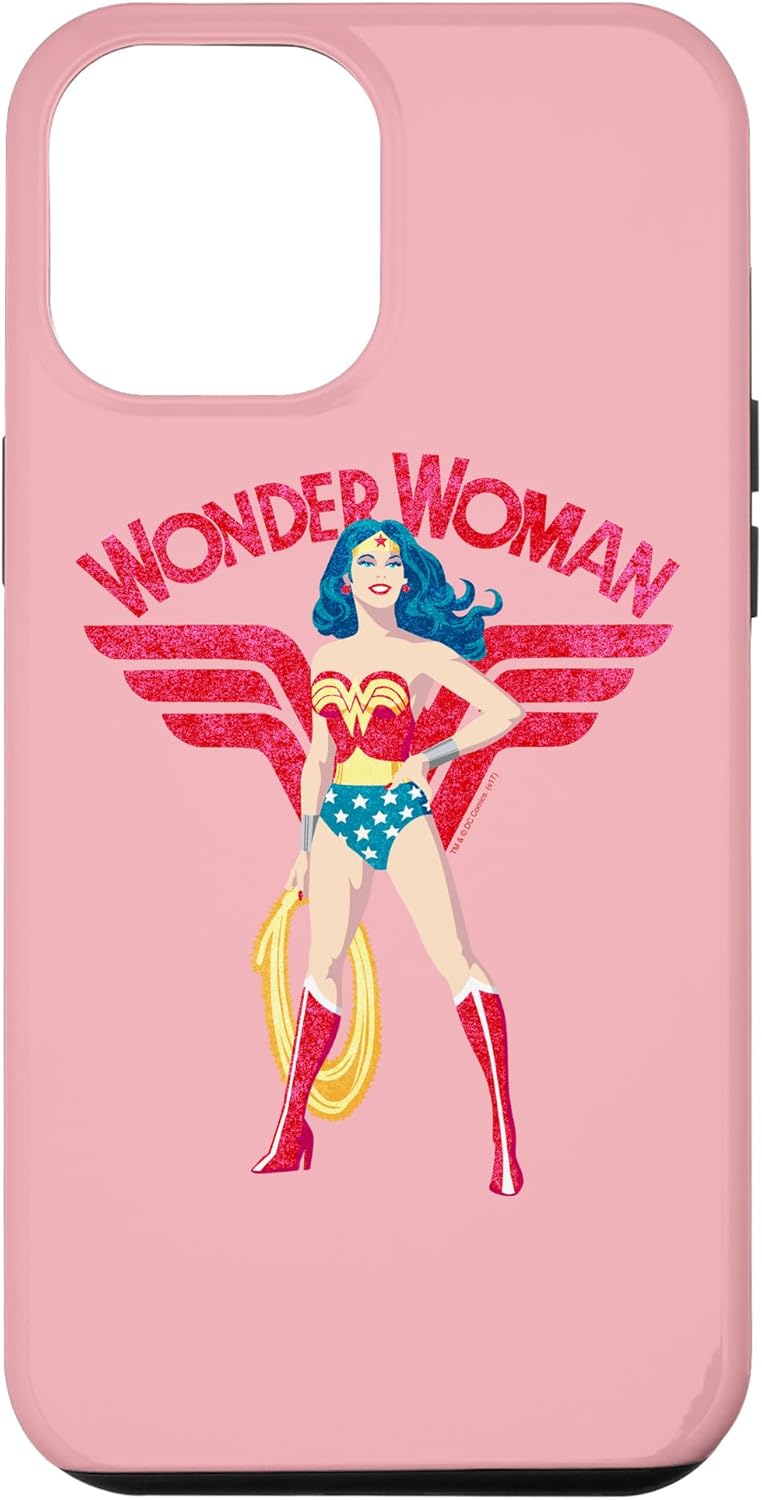 Funda brillante para iPhone 13 Pro Max Wonder Woman