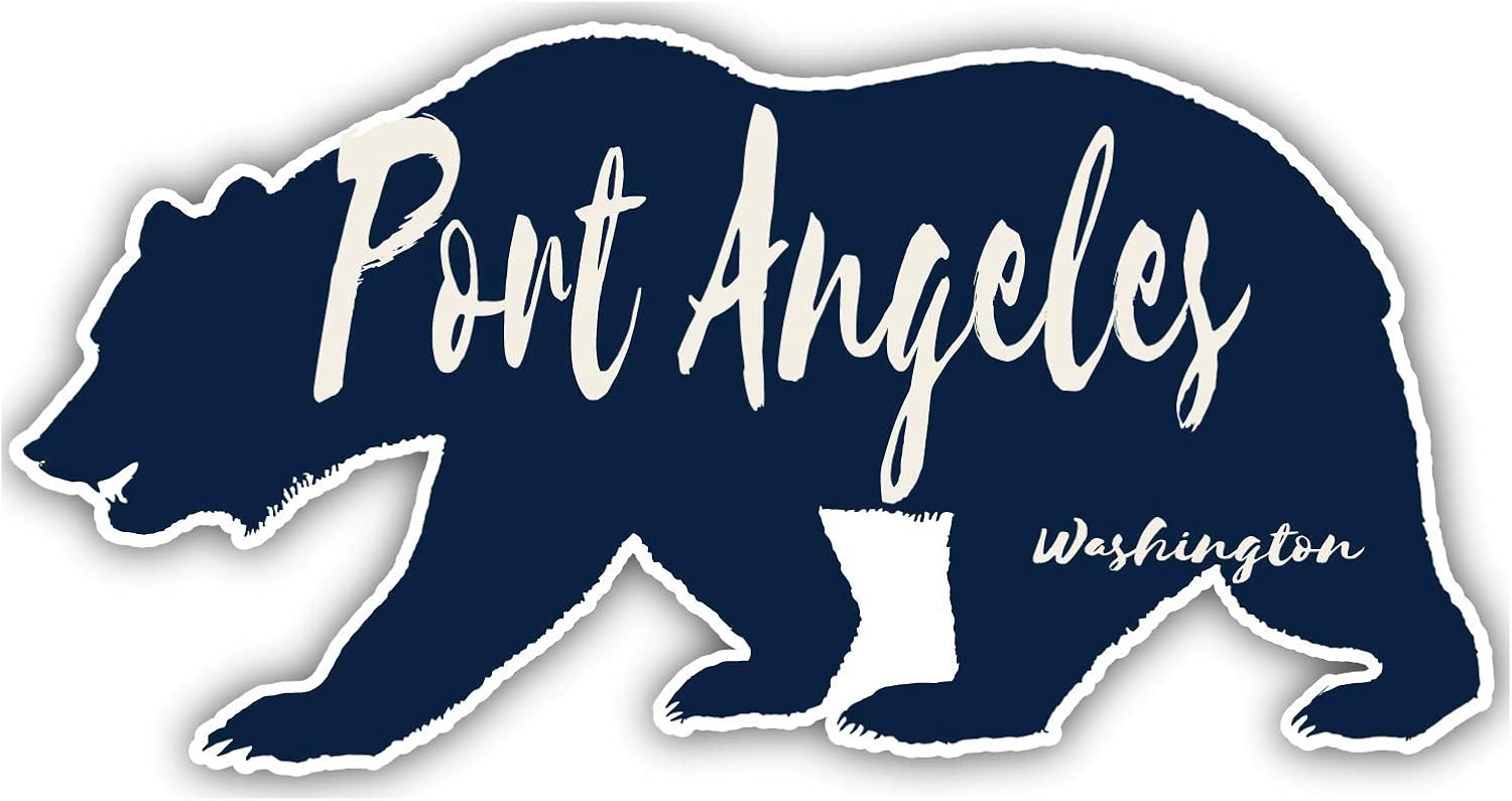 Port Angeles Washington Souvenir – Imán para nevera (3 x 1.5 pulgadas)