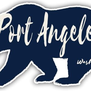 Port Angeles Washington Souvenir – Imán para nevera (3 x 1.5 pulgadas) Port Angeles Washington Souvenir – Imán para nevera (3 x 1.5 pulgadas)