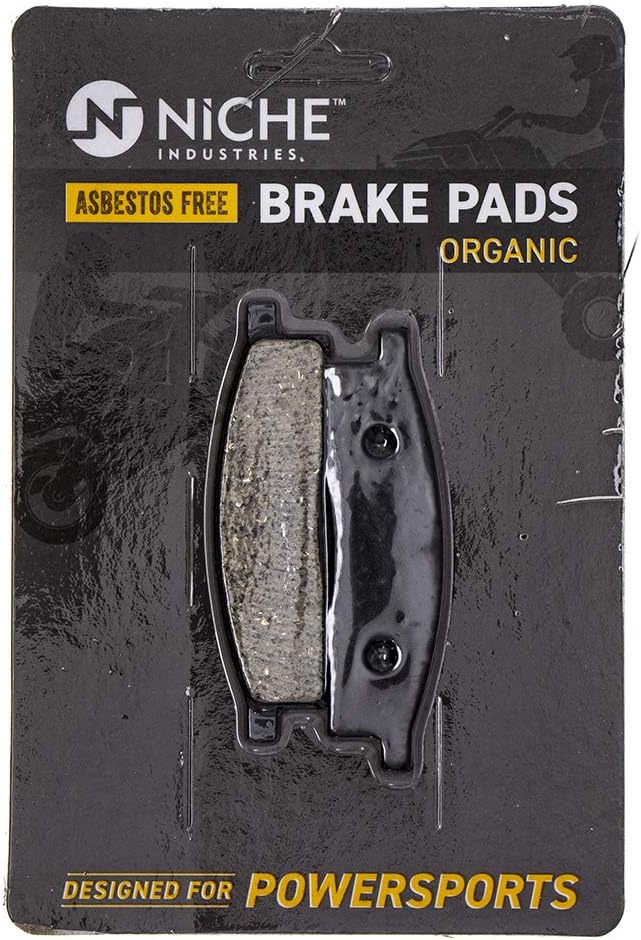 NICHE Juego Pastillas de Freno para Yamaha TTR125 YZ80 YZ85 TTR125L TTR125LE 3UN-W0045-00-00 Frente Orgánico