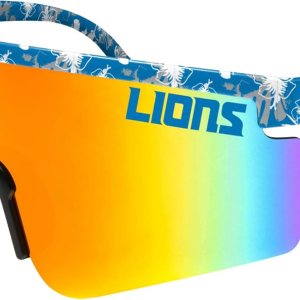 FOCO Men’s NFL Team Logo Large Frame Sunglasses FOCO Men’s NFL Team Logo Large Frame Sunglasses