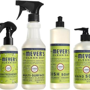 MRS. MEYER’S CLEAN DAY Variedad de aroma a verbena de limón, 1 ambientador de habitación de 8 onzas, 1 jabón líquido para platos de 16 onzas, 1 MRS. MEYER’S CLEAN DAY Variedad de aroma a verbena de limón, 1 ambientador de habitación de 8 onzas, 1 jabón líquido para platos de 16 onzas, 1