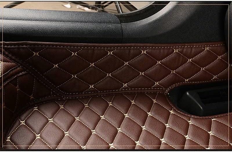 Alfombrillas de automóvil aptas para BMW 1, 2, 3, 4, 5, 6, 7 Series X1, X2, X3, X4, X5, X6, X7, Z4 para todo tipo de clima (color negro)