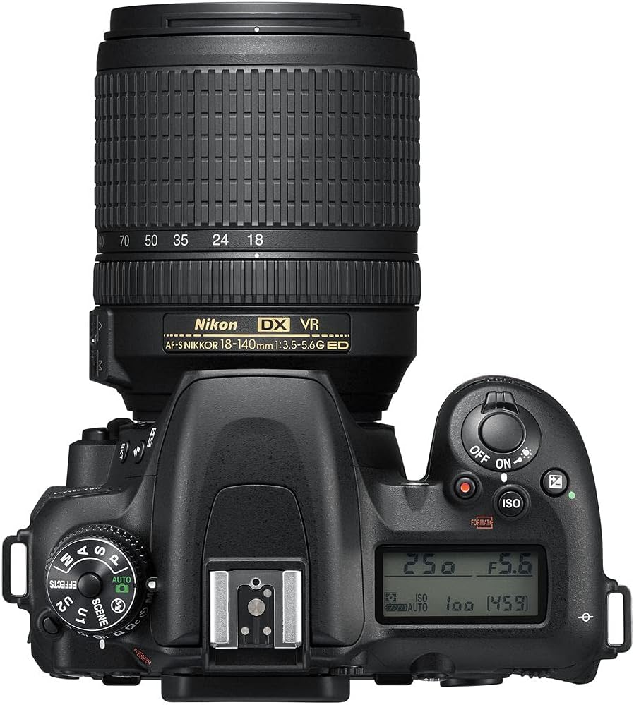 Nikon D7500 – Cámara digital DSLR de 20.9 MP con lente VR de 0.709-5.512 in (1582) Kit de paquete de lujo con tarjeta SD Sandisk de 64 GB + bolsa