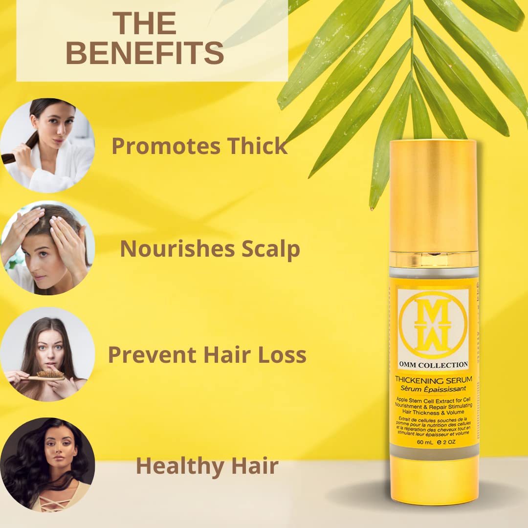 Suero natural para engrosar el cabello – Suero para el crecimiento del cabello – Previene la pérdida de cabello y adelgazamiento-Audaz y tratamiento