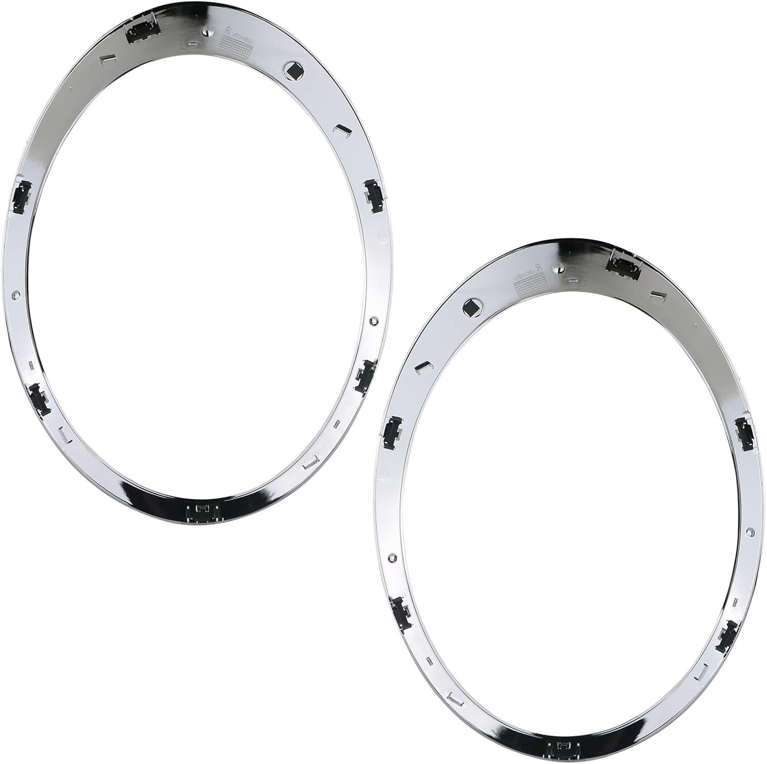Anillo de ajuste para faros delanteros, bisel para lado del conductor, compatible con Mini Cooper 2007-2015 R55 R56 R57 R58 R59 Reemplaza