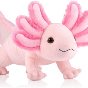 GAGAKU Axolotl – Juguete de peluche de ajolote de 16 pulgadas, peluche de ajolote rosa para niños y niñas, regalo de cumpleaños kawaii GAGAKU Axolotl – Juguete de peluche de ajolote de 16 pulgadas, peluche de ajolote rosa para niños y niñas, regalo de cumpleaños kawaii