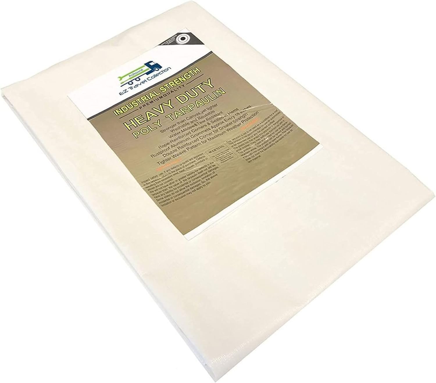 Lona blanca extra resistente de 10’X14′