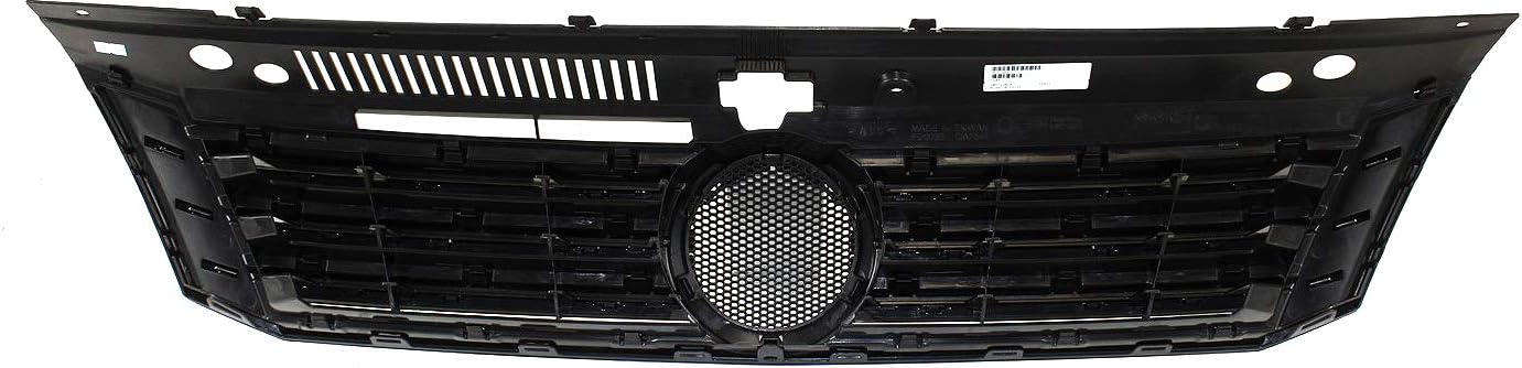 Evan Fischer Conjunto de rejilla compatible con Volkswagen Passat 2012-2015 pintado negro carcasa e inserto