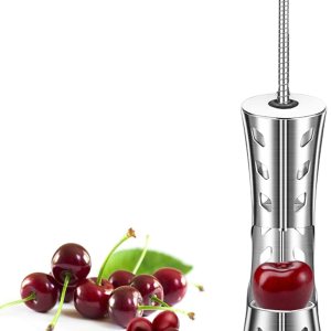Cherry Pitter – Herramienta descorazonadora de acero inoxidable 304 de alta calidad, herramienta multifunción para eliminar semillas de cerezas para Cherry Pitter – Herramienta descorazonadora de acero inoxidable 304 de alta calidad, herramienta multifunción para eliminar semillas de cerezas para
