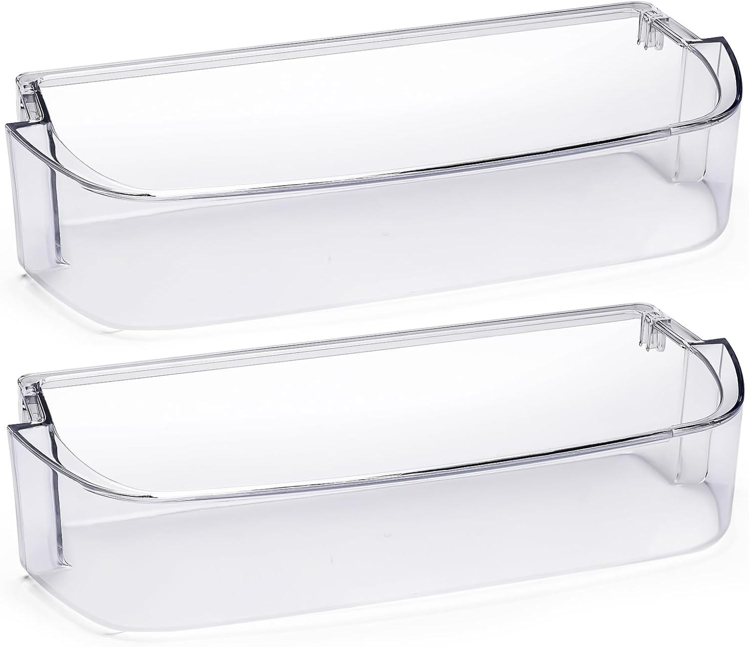 Estante para puerta de refrigerador WPW10710203 compatible con Whirlpool W10710203 W10463668 W10451871 (paquete de 2)