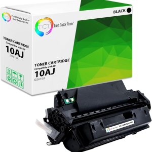 TCT Cartucho de tóner de repuesto prémium compatible para impresoras HP 10AJ Q2610AJ, color negro, jumbo, funciona con impresoras HP Laserjet 2300, TCT Cartucho de tóner de repuesto prémium compatible para impresoras HP 10AJ Q2610AJ, color negro, jumbo, funciona con impresoras HP Laserjet 2300,