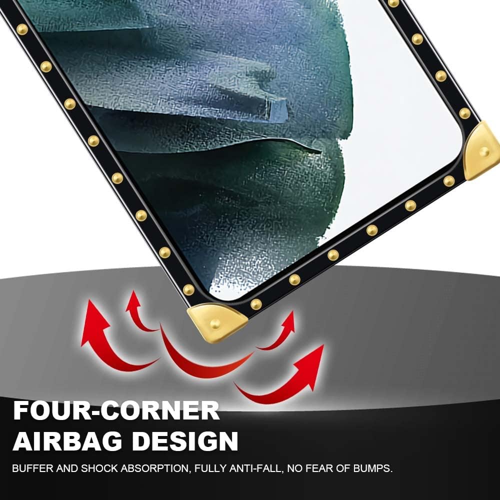 DAIZAG Funda compatible con Samsung Galaxy A14 5G, funda protectora suave a prueba de golpes dorada para regalo, patrón de mármol natural negro