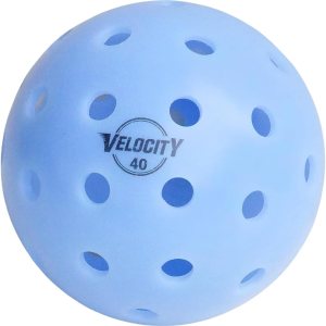 Velocity Pickleballs de primera calidad – Certificado USAPA Diseño de 40 agujeros para un máximo rendimiento al aire libre Tamaño y peso oficiales Velocity Pickleballs de primera calidad – Certificado USAPA Diseño de 40 agujeros para un máximo rendimiento al aire libre Tamaño y peso oficiales