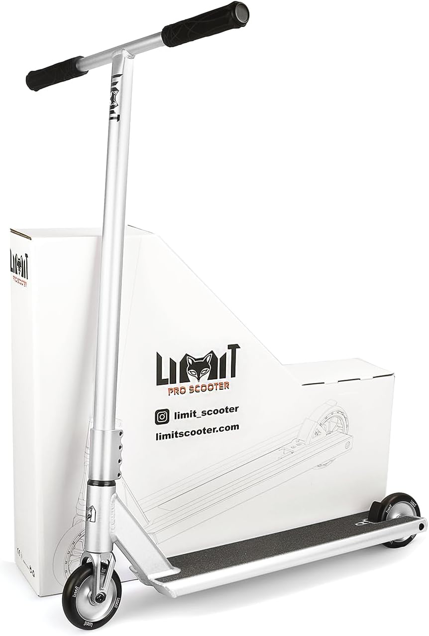 Limit LMT71AZ Pro Street Scooters con extremos en caja, el mejor scooter de acrobacias BMX de estilo libre, perfecto para adultos altos y