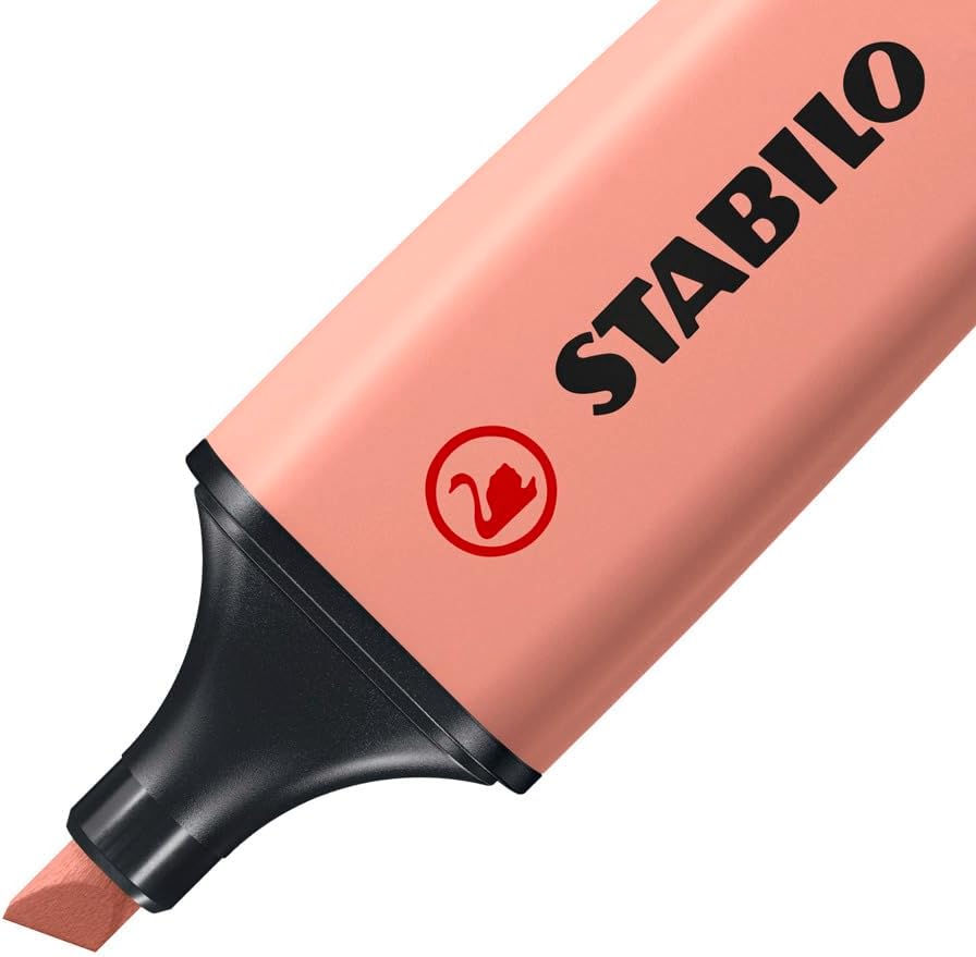 STABILO Resaltador BOSS ORIGINAL NatureCOLORS – Pack de 10 – Sienna