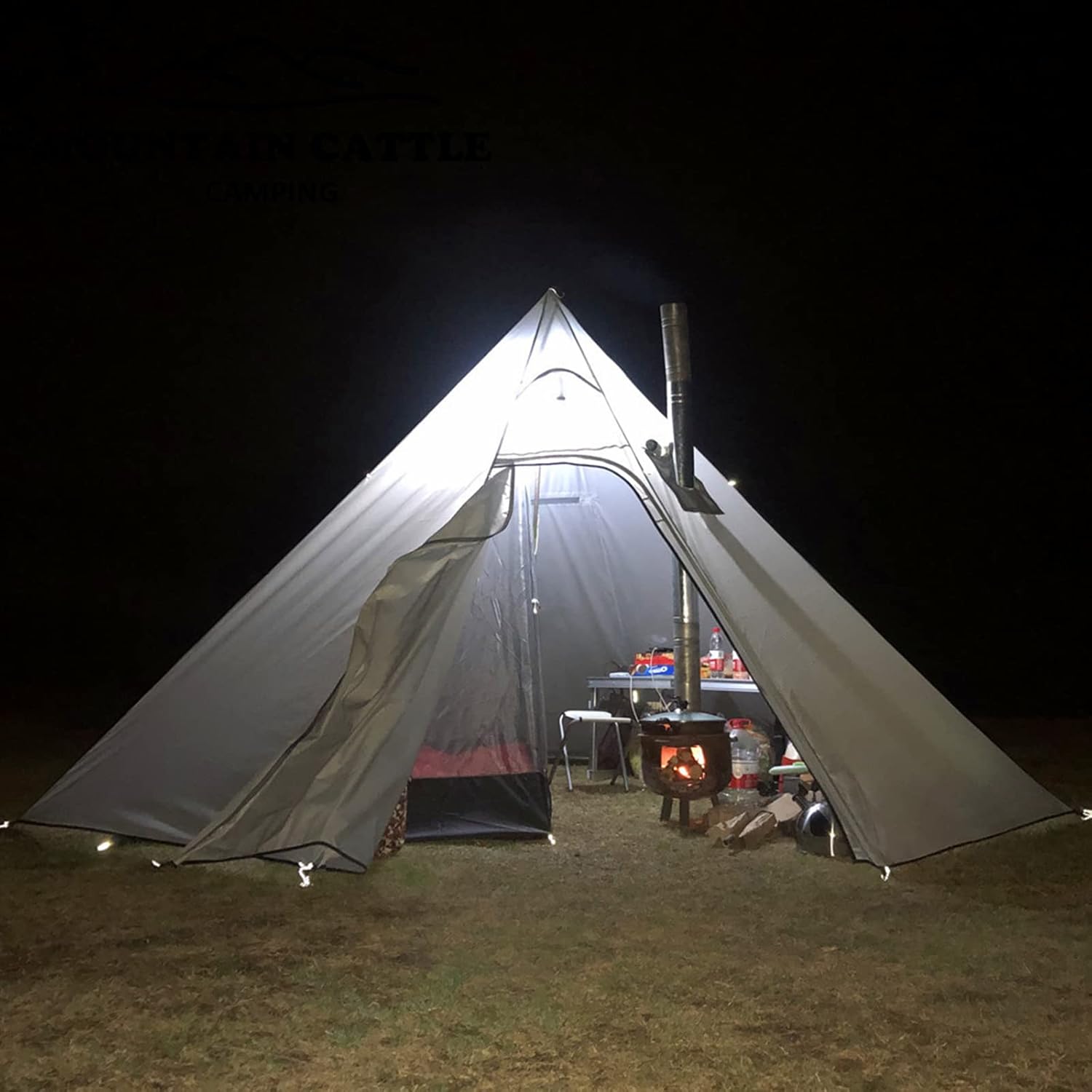 Tienda de campaña piramidal Tipi Hot Tipi Hot Tipi