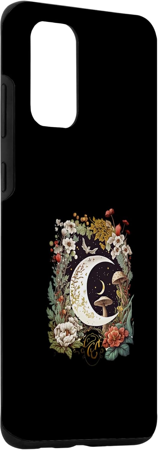 Funda estética para Galaxy S20+ Goblincore y hongo Cottagecore oscuro