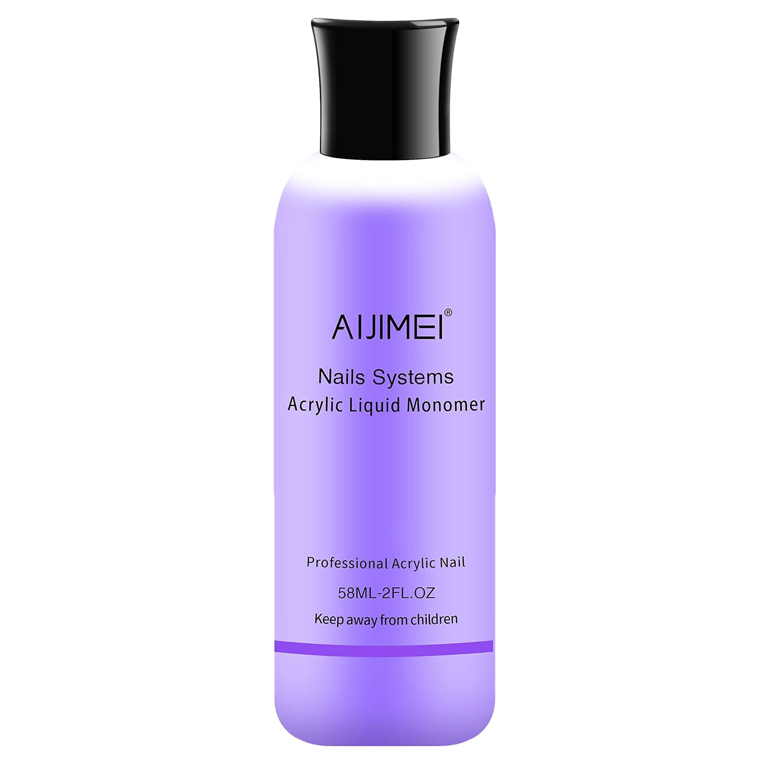 AIJIMEI Monómero acrílico líquido acrílico 2.0 fl oz 2OZ Monómero líquido acrílico para polvo acrílico Monómero líquido de uñas acrílicas para uñas