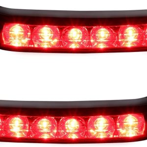 Luces traseras para bolsa de sillín, luz de freno trasera roja para Harley Touring, Sportster, Dyna, Street Glide Road King 2014-2022 Luces traseras para bolsa de sillín, luz de freno trasera roja para Harley Touring, Sportster, Dyna, Street Glide Road King 2014-2022
