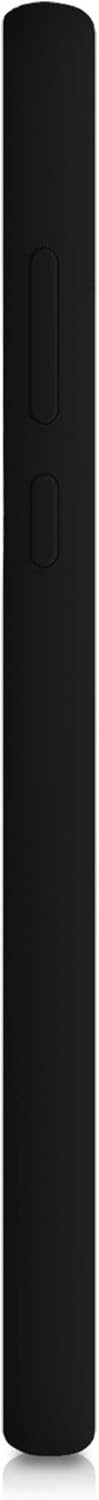 kwmobile Funda compatible con Motorola Moto G8 Plus – Funda de silicona TPU con acabado suave – Negro