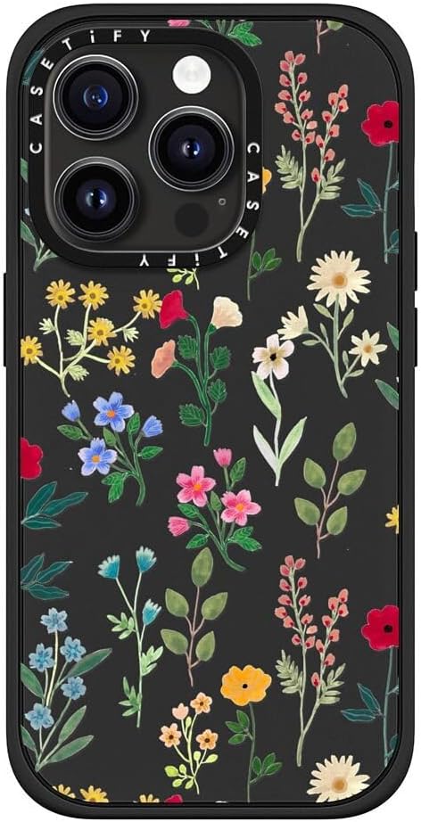 CASETiFY Impact – Funda para iPhone 15 Pro 4 veces probada contra caídas de grado militar, protección contra caídas de 8.2 pies – Estampado de