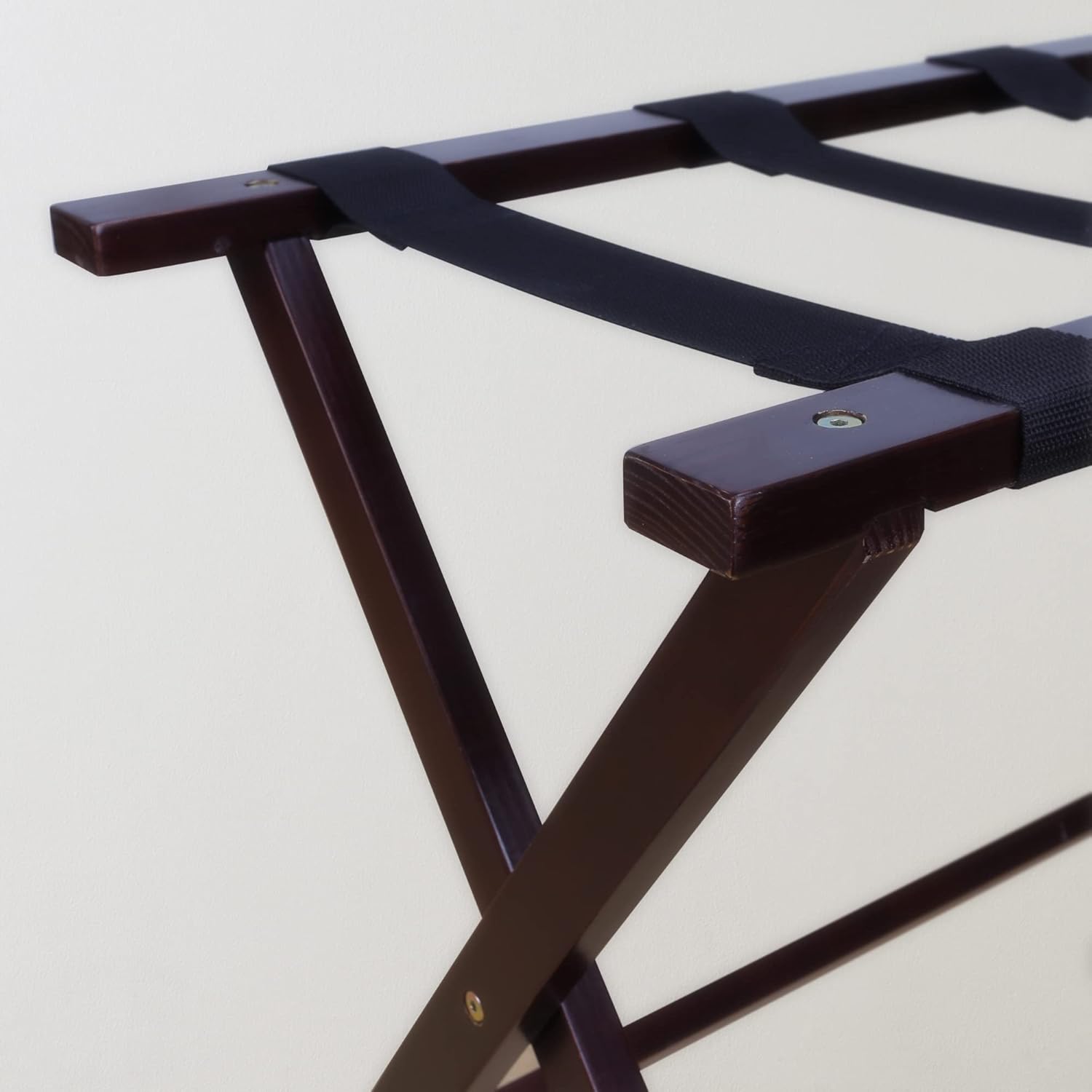 Casual Home Portaequipajes extra ancho de 30 pulgadas, madera maciza