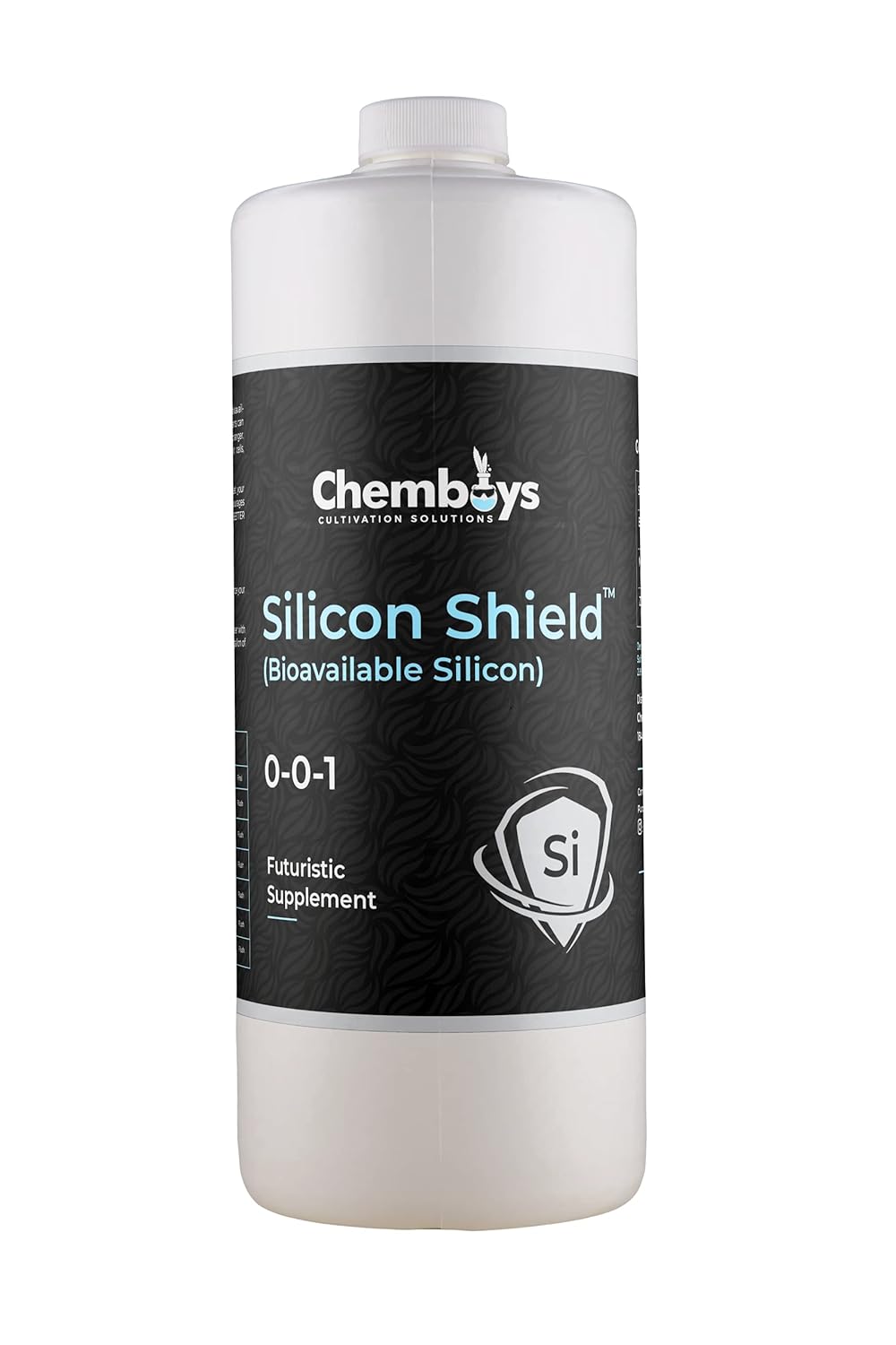 Suplemento de sílice para plantas con silicona biodisponible, ácido silícico Si Shield Liquid Plant Nutrient, apoya la fuerza de las plantas contra