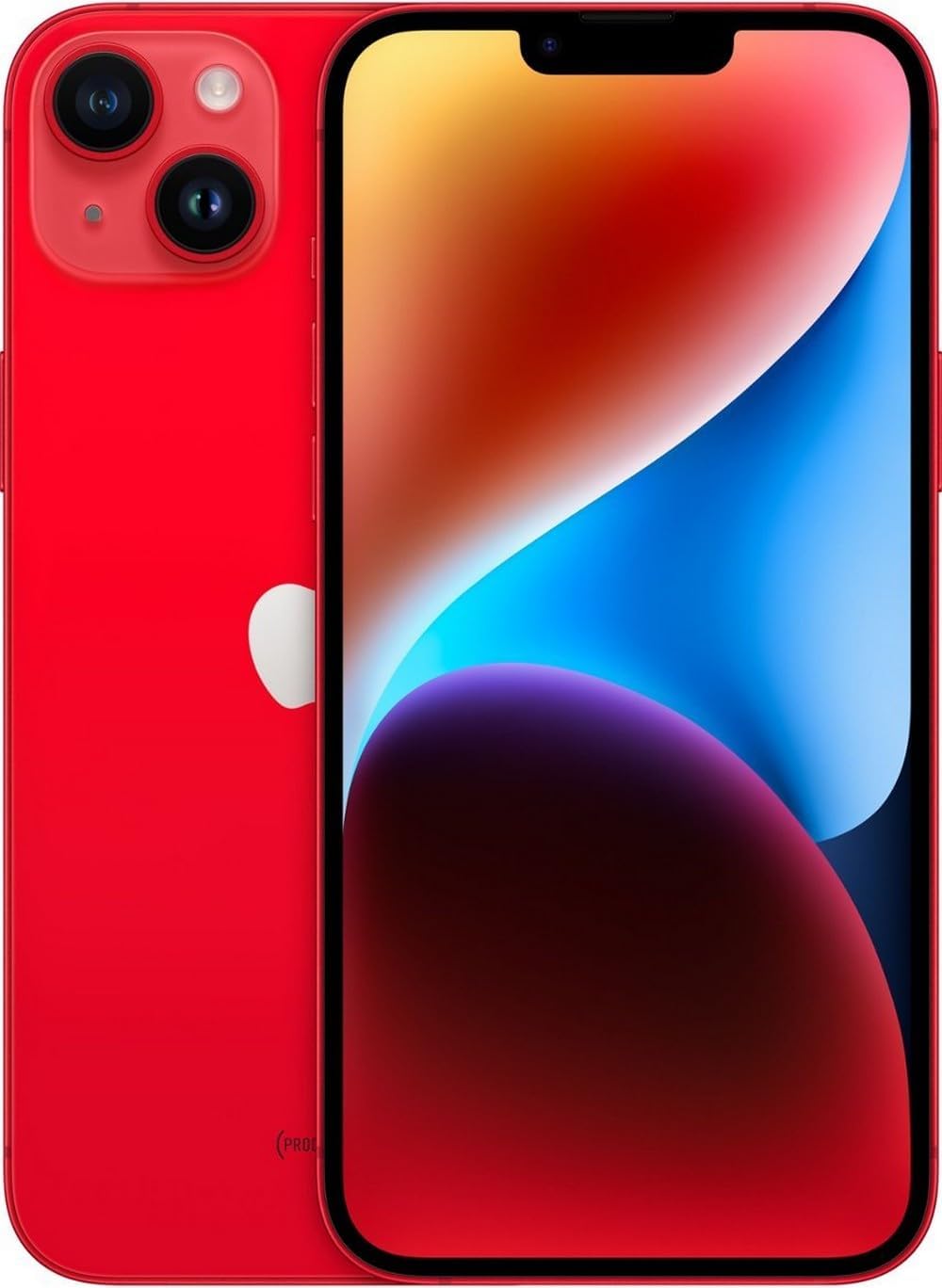 Apple iPhone 14 Plus, 128 GB, rojo (producto), desbloqueado (renovado)