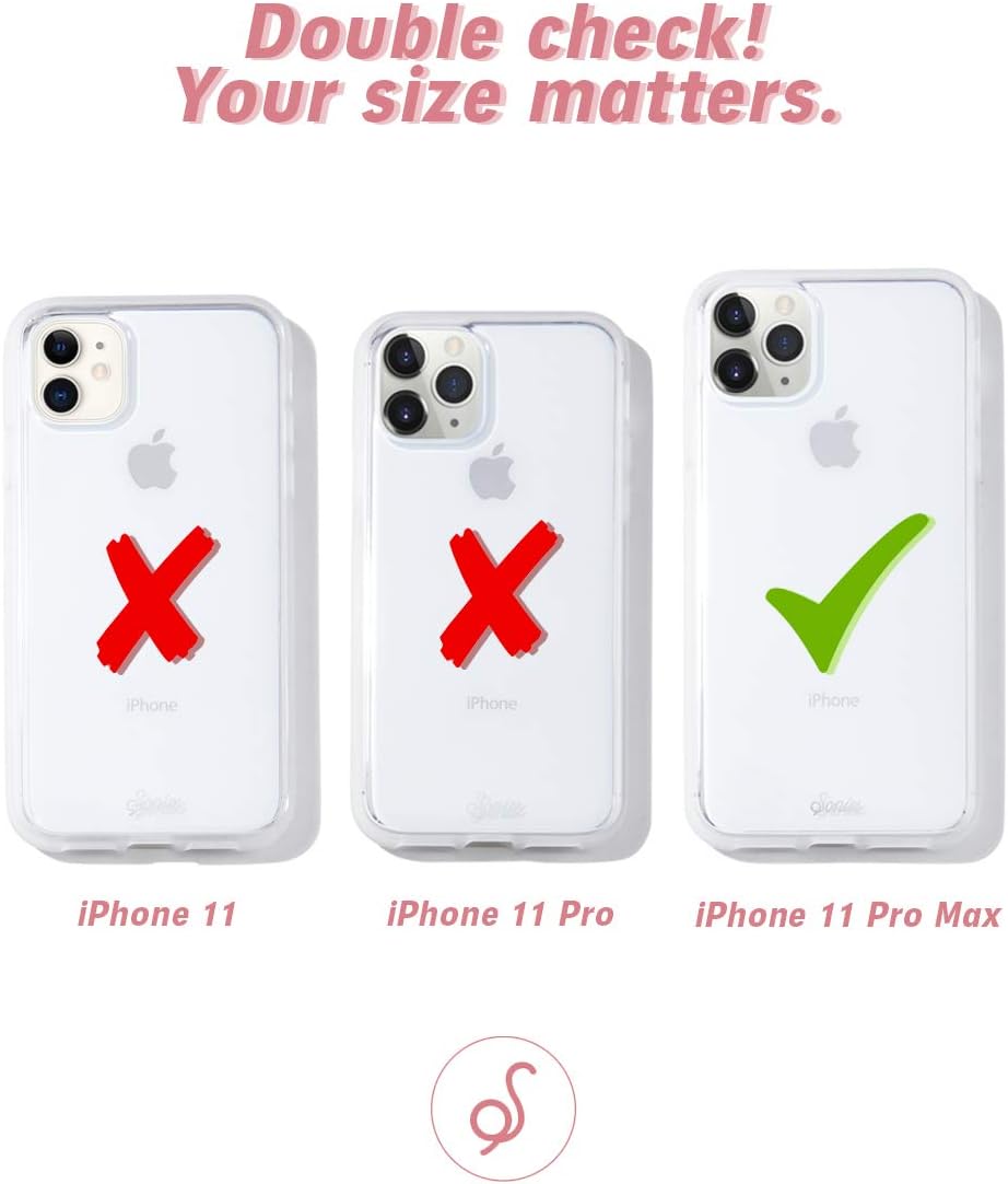 Bondir – Funda de piel magnética desmontable para iPhone 11 Pro Max (2 en 1), color rosa